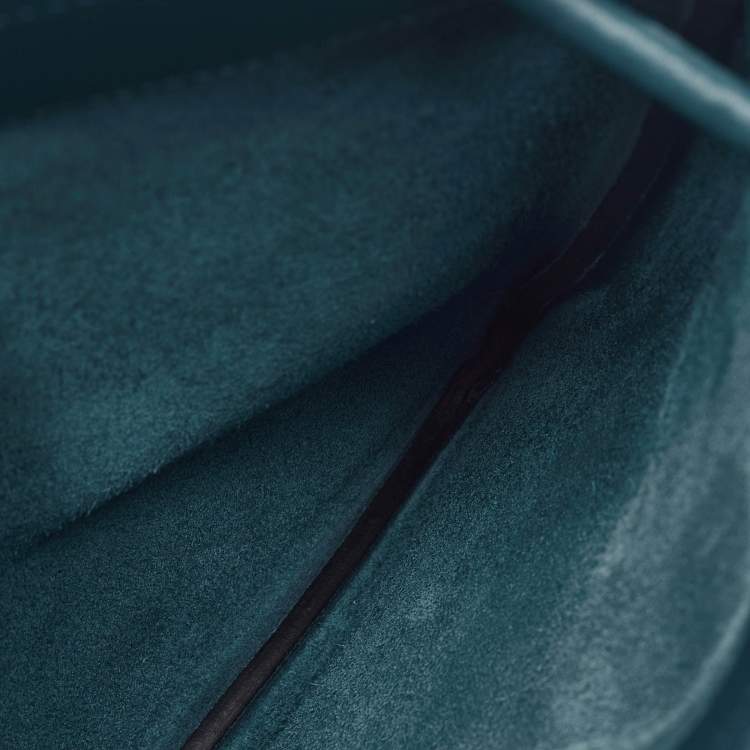 Pre Owned Hermes Bleu Thalassa Swift Leather Mini Aline Bag