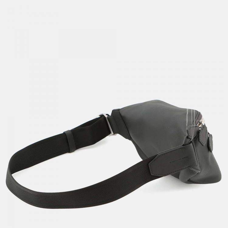 Pre Owned Hermes City Slide Cloth Plomb Evercolor Size PM