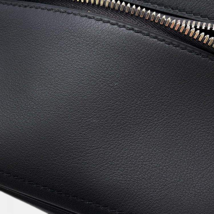 Pre Owned Hermes City Slide Cloth Plomb Evercolor Size PM