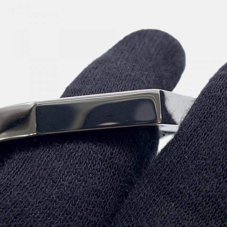 Pre Owned Hermes City Slide Cloth Plomb Evercolor Size PM