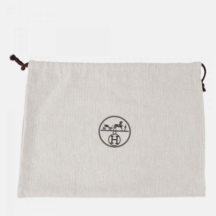 Pre Owned Hermes City Slide Cloth Plomb Evercolor Size PM