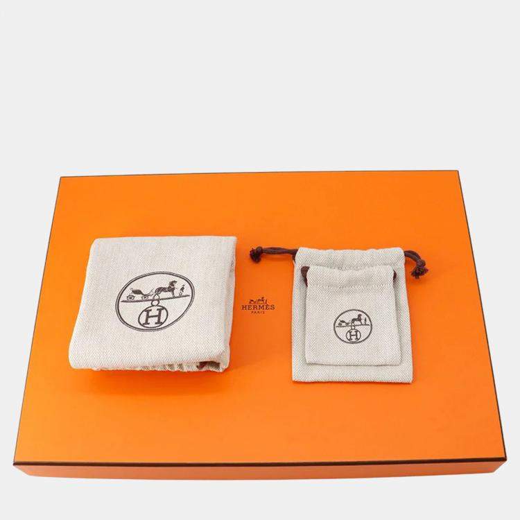 Pre Owned Hermes Steve Light Junior Black Togo Leather Bag