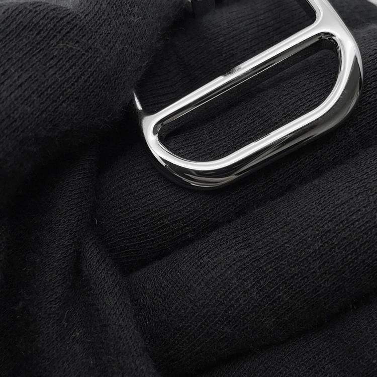 Pre Owned Hermes Steve Light Junior Black Togo Leather Bag