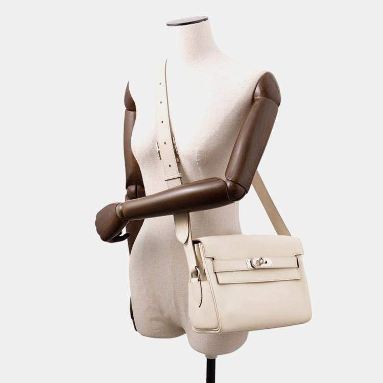 Pre Owned Hermes Kelly Messenger Beton Evercolor PM