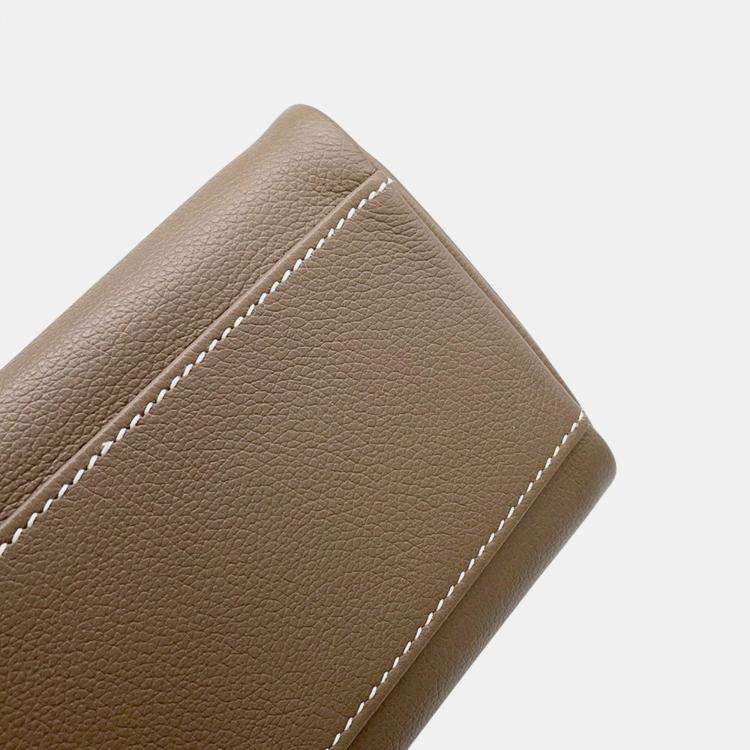 Pre Owned Hermes Kelly Messenger Etoupe Evercolor Size PM