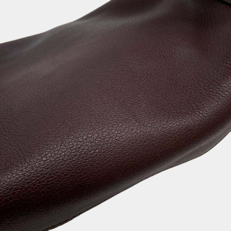 Pre Owned Hermes Cityslide Cloth Prune Evercolor Size Pm