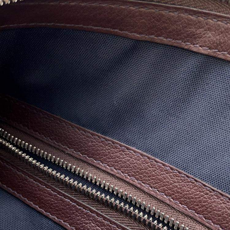 Pre Owned Hermes Cityslide Cloth Prune Evercolor Size Pm