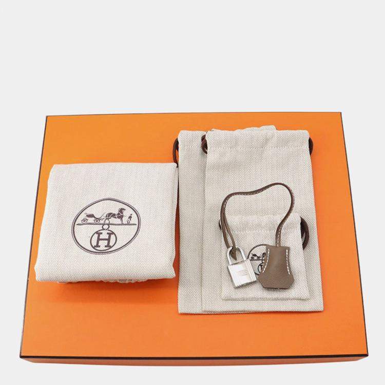 Pre Owned Hermes Kelly Messenger Etoupe Evercolor Size Pm