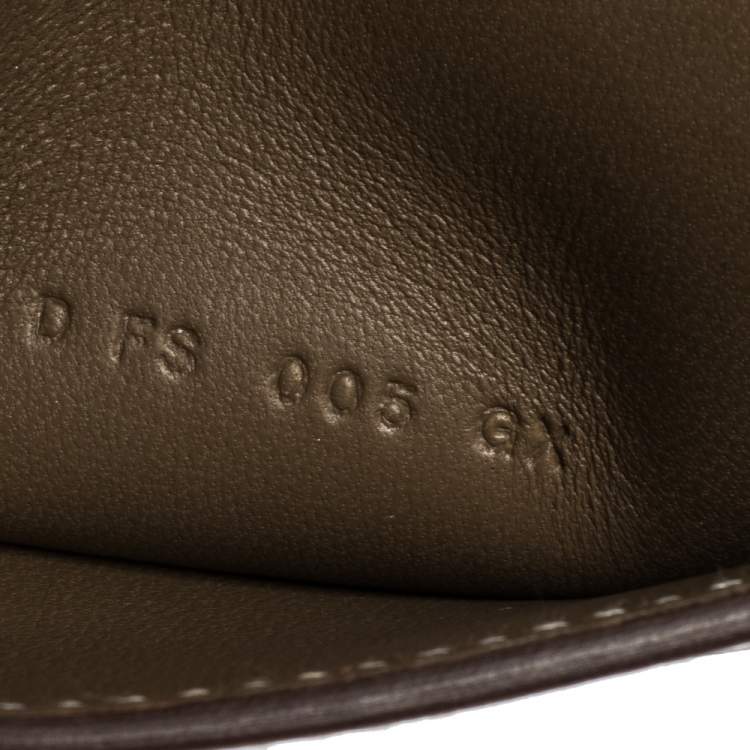 Pre Owned Hermes Sauge Epsom Leather MC² Euclide Card Holder