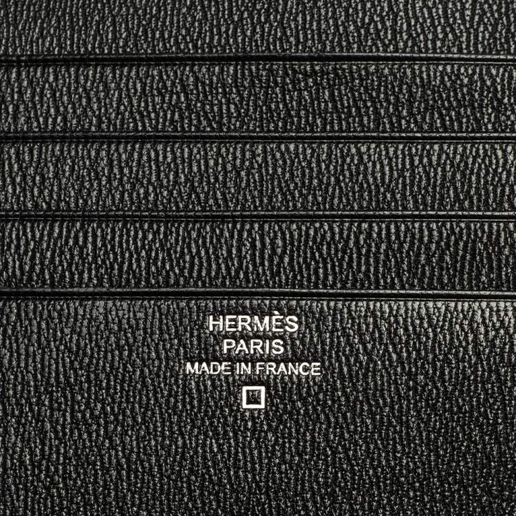 مملوكة مسبقًا Hermes Black Alligator MC² Copernic Wallet 