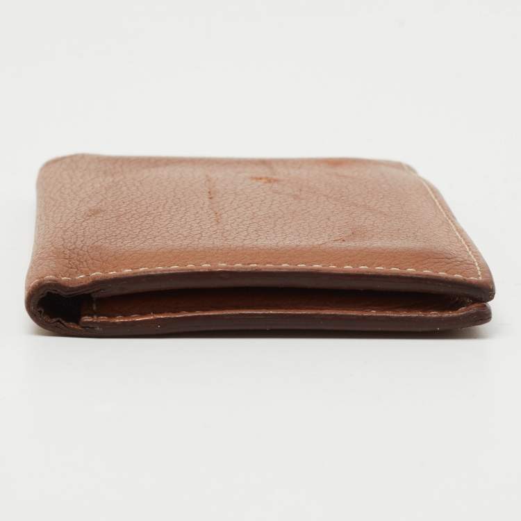 Pre Owned  Hermes Gold Evercolor Leather MC² Euclide Card Holder