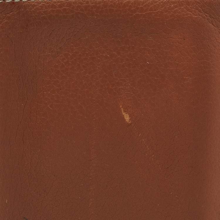 Pre Owned  Hermes Gold Evercolor Leather MC² Euclide Card Holder