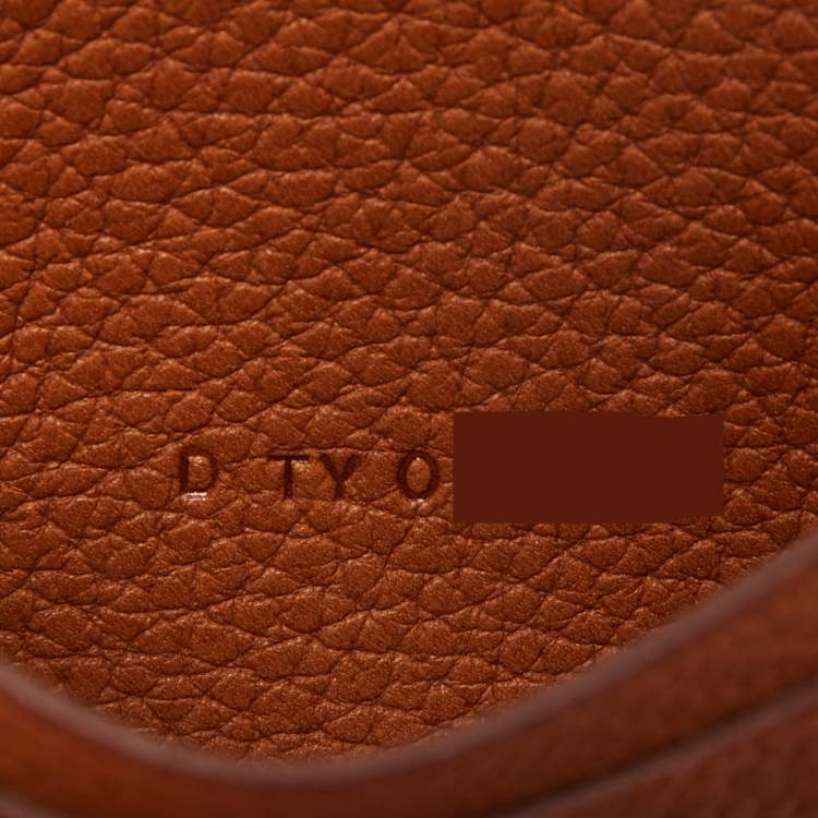 مملوكة مسبقًا Hermès Fauve Barena Faubourg Leather City 4CC Card Holder