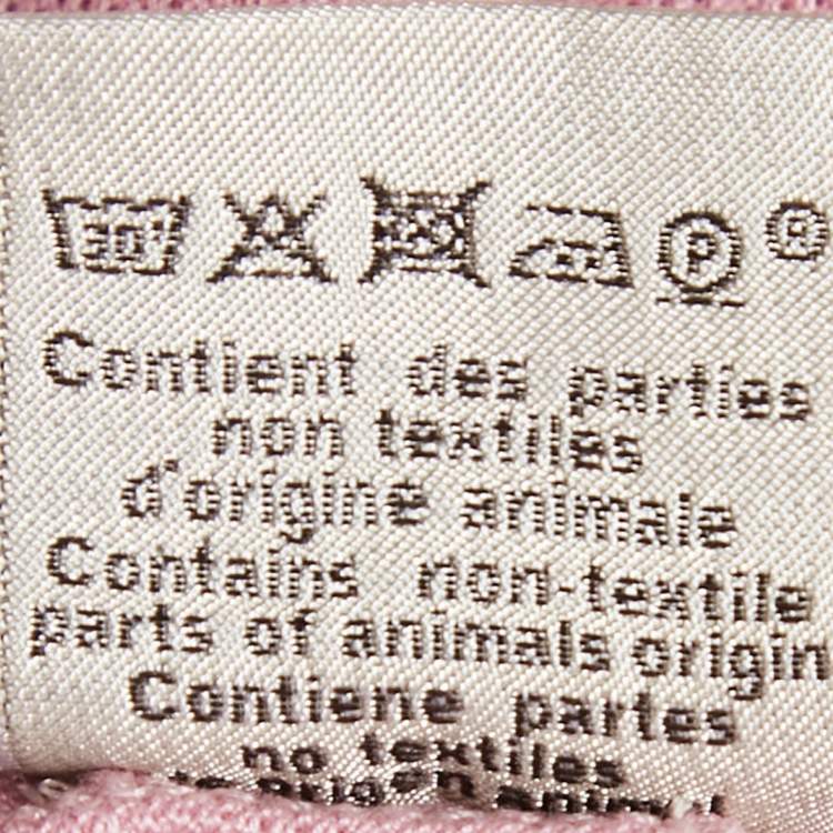 Pre Owned Hermes Pink H Embroidered Cotton Pique Polo T-Shirt S