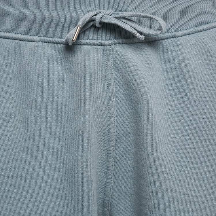 Pre Owned Hermes Blue Cotton Knit Shorts XL
