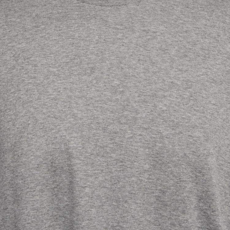 Pre Owned Hermes Grey Jersey Crew Neck T-Shirt XXL