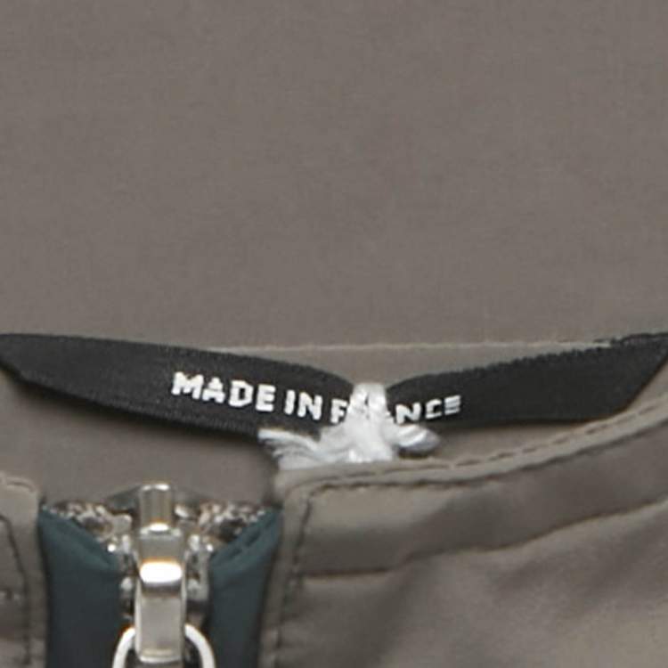 Pre Owned Hermes Grey Paneled Nylon Vest XXL