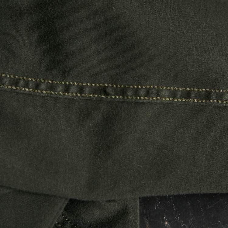 Pre Owned Hermes Black Printed Cotton Knit T-Shirt XL