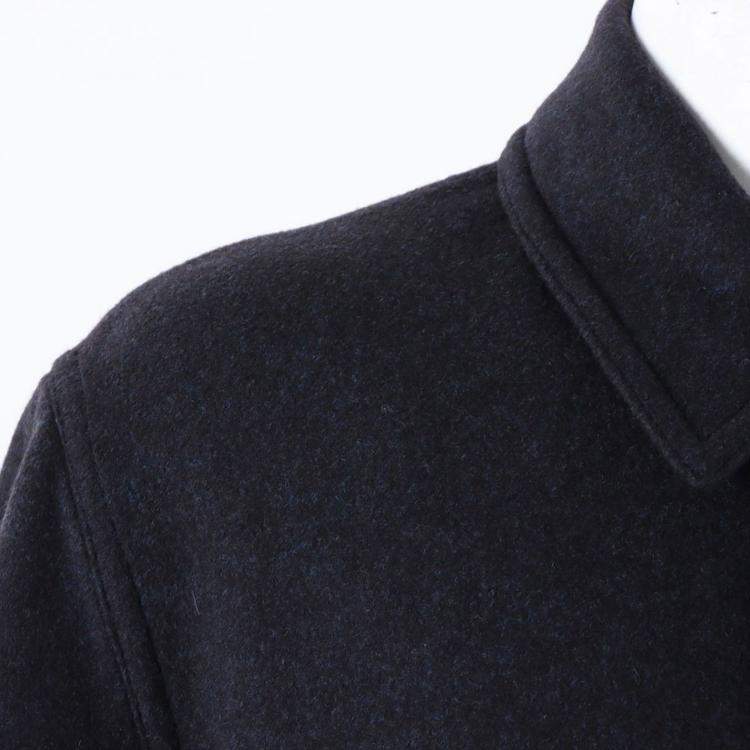 Pre Owned Hermès Navy Blue Wool Jacket Size L