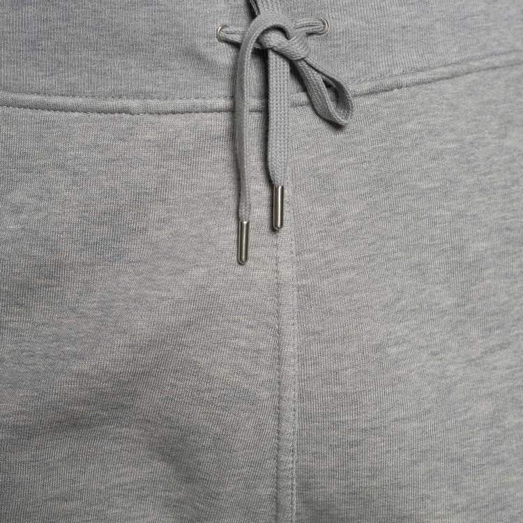 Pre Owned Hermes Grey Cotton Run H Jogging Pants L
