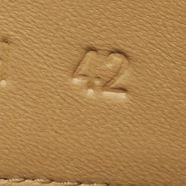Pre Owned Hermes Beige Suede Chypre Sandals Size 42