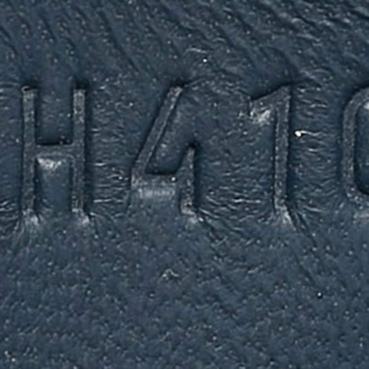 Pre Owned Hermes Navy Blue Suede Chypre Sandals Size 41