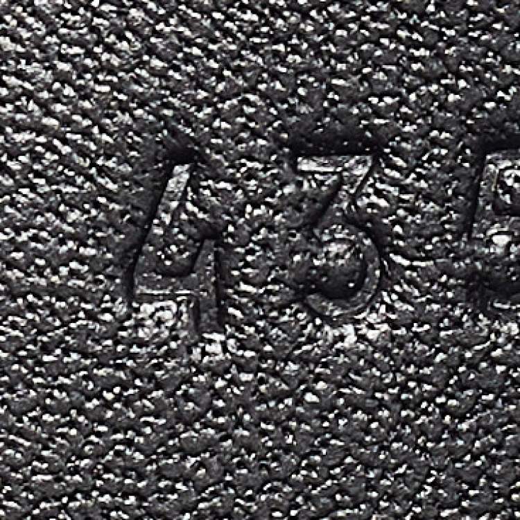 مملوكة مسبقًا Hermes Black Leather Chypre Sandals Size 43.5