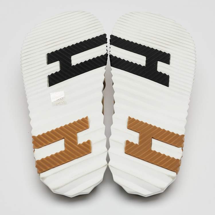 Pre Owned Hermès Beige Suede Infra Sandals Size 44