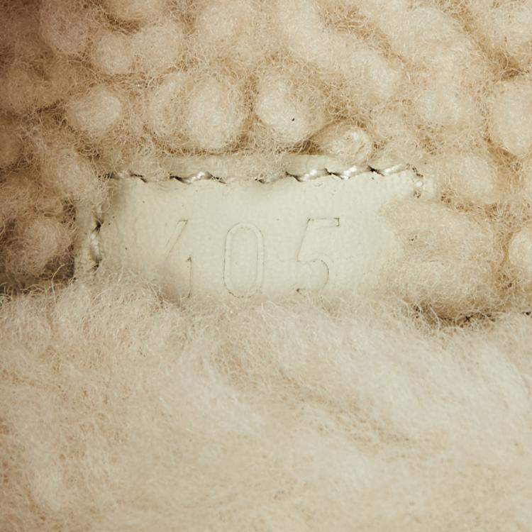 Pre Owned Hermes Black Leather Chypre Sandals Size 40.5