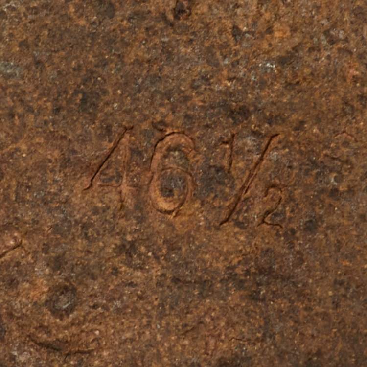 Pre Owned Hermès Izmir Size 46.5 Brown Embossed Leather Flat Slide Sandals