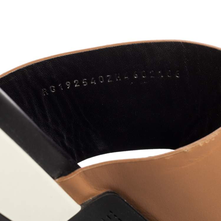 Pre Owned Hermes Brown Leather Varadero Sandals Size 46