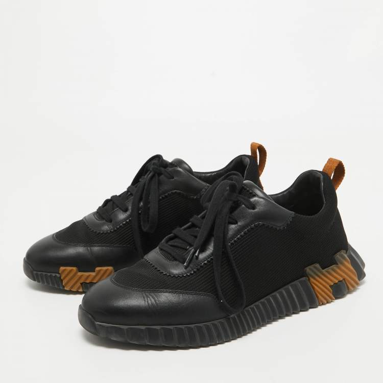 Hermes black online shoes