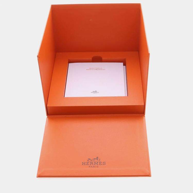 Pre Owned Hermes Arceau AR8.810 Automatic Stainless Steel Men's Wristwatch 43 mm