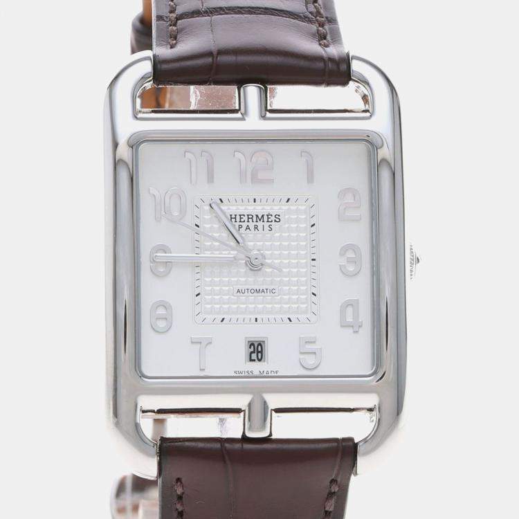 Pre Owned Hermes Cape Cod CD7.810 Automatic Stainless Steel Men's Wristwatch 33 mm