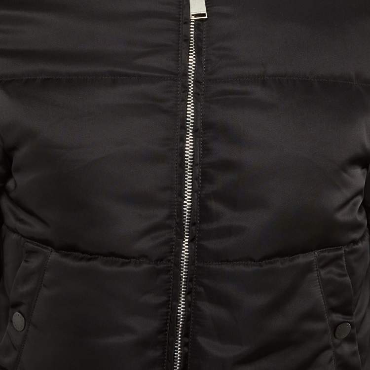 مملوك ة مسبقًا Heron Preston Black Nylon Puffer Jacket XXS