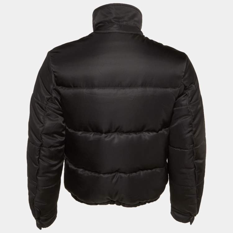 مملوكة مسبقًا Heron Preston Black Nylon Puffer Jacket XXS