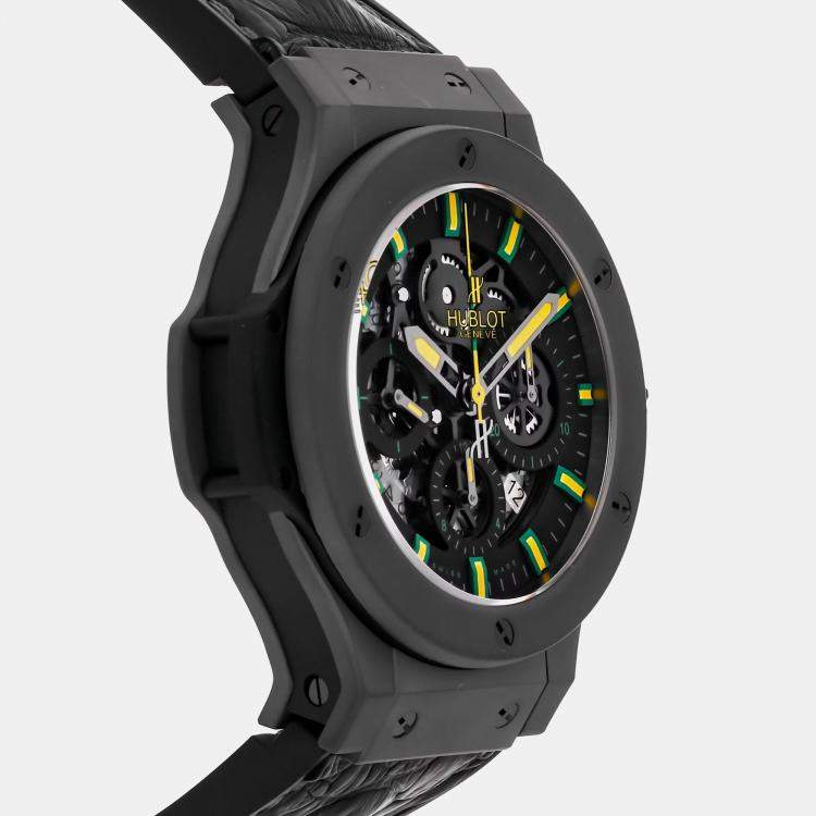 Pre Owned Hublot Big Bang Aero Bang 311.AI.1149.HR.NIE11 Automatic Black Titanium Men’s Wristwatch 44mm