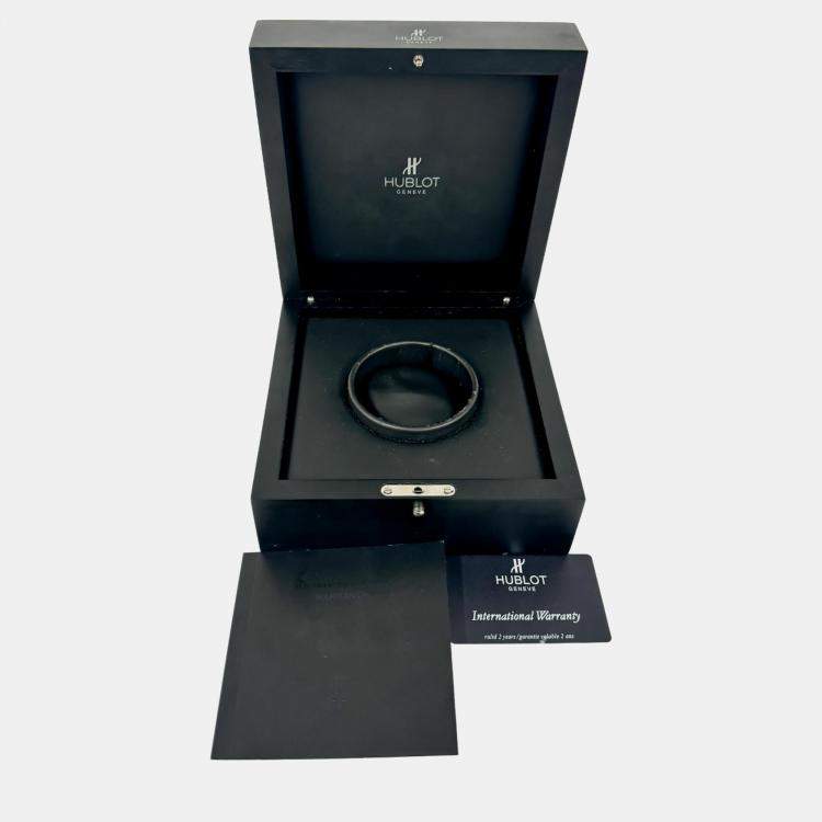Pre Owned Hublot Black 18k Rose Gold Big Bang 301.PX.1180.RX Automatic Men's Wristwatch 44 mm
