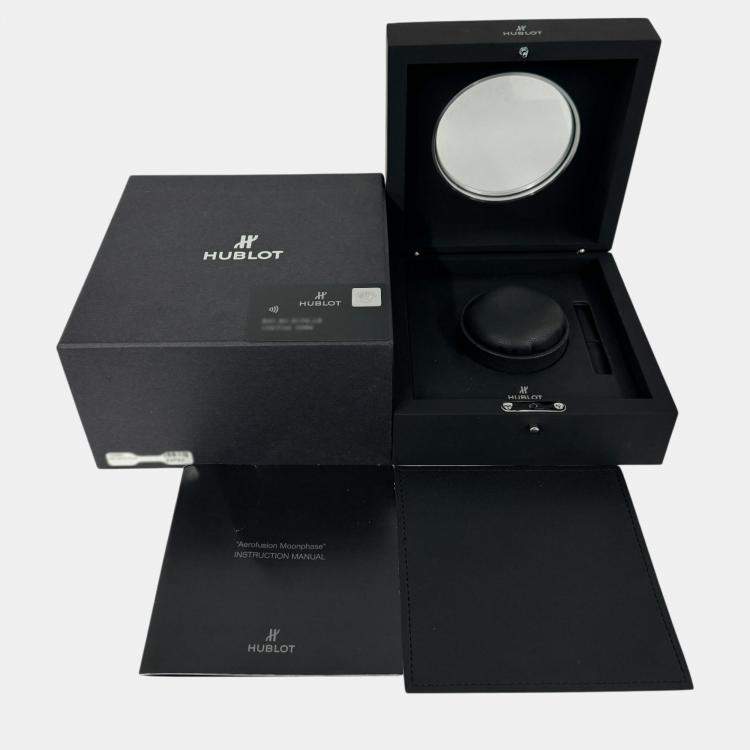 Pre Owned Hublot Skeleton Titanium Classic Fusion 547.NX.0170.LR Automatic Men's Wristwatch 42 mm