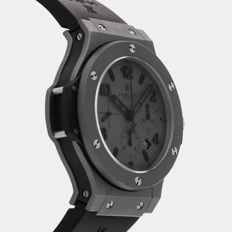 Pre Owned Hublot Big Bang Chronograph 301.AI.460.RX Automatic Tantalum Grey Dial Men's Wristwatch 44mm