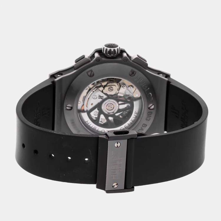 Pre Owned Hublot Big Bang Chronograph 301.AI.460.RX Automatic Tantalum Grey Dial Men's Wristwatch 44mm