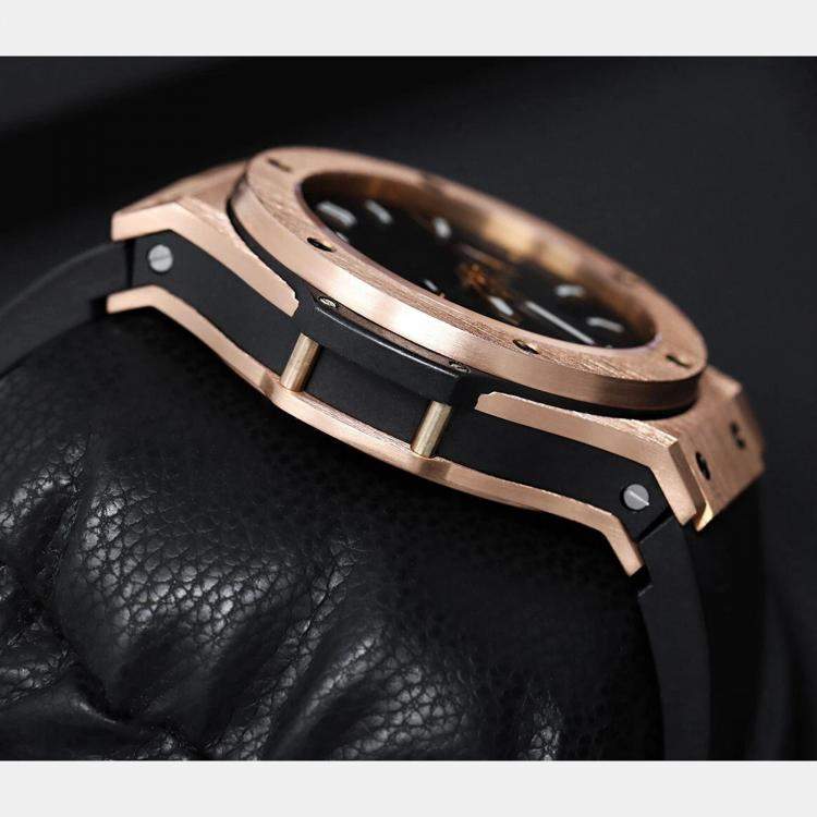 Pre Owned Hublot Big Bang 301.PX.1180.RX Automatic Black 18k Rose Gold Men's Wristwatch 44 mm