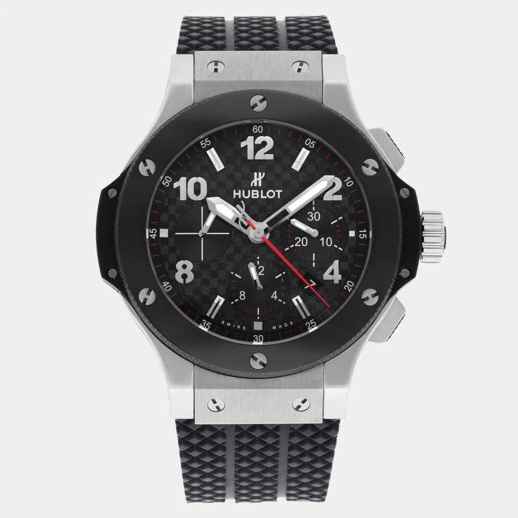 Pre Owned Hublot Big Bang 301.SB.131.RX Automatic Black Ceramic Men's Wristwatch 44 mm