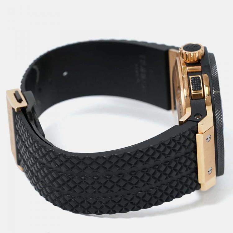 Pre Owned Hublot Big Bang 301.PB.131.RX Automatic Black 18K Rose Gold Ceramic Men’s Wristwatch 44 mm