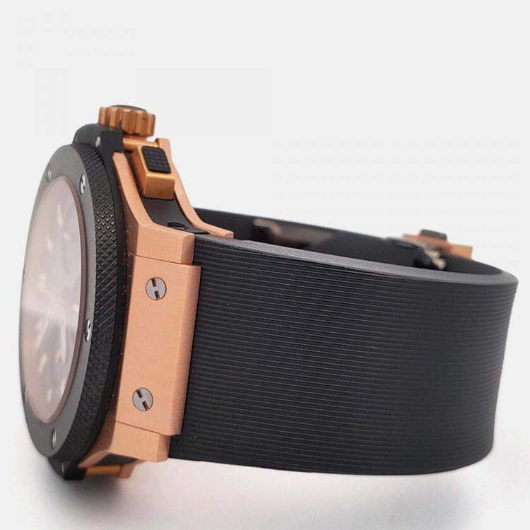 Pre Owned Hublot Big Bang 301PM1780RX Automatic Black Rose Gold Ceramic Men�’s Wristwatch 44 mm