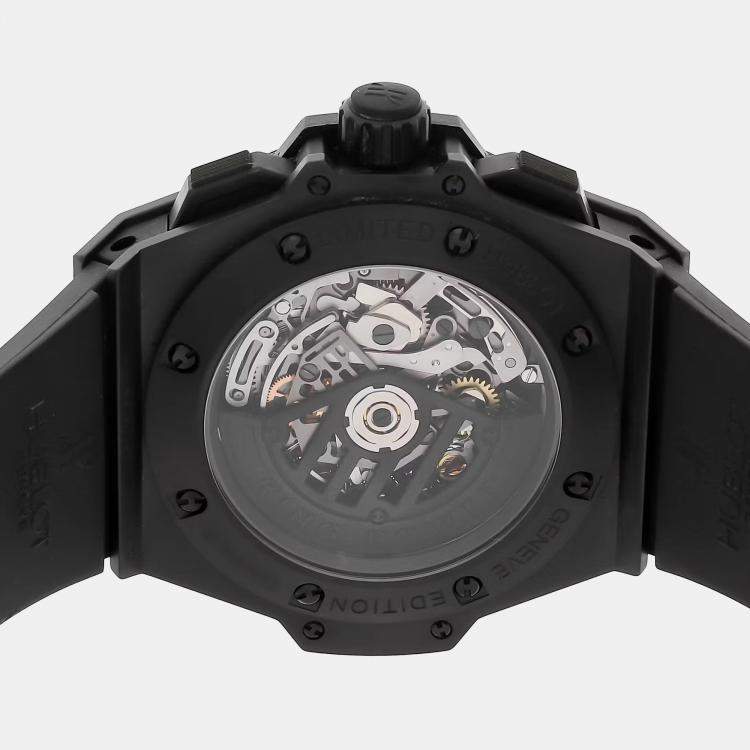 Pre Owned Hublot King Power 710.CI.0110.RX.AGI10 Automatic Black Ceramic Men’s Wristwatch 48 mm