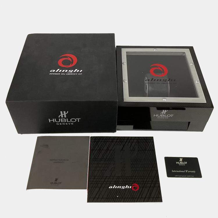 Pre Owned Hublot King Power 710.CI.0110.RX.AGI10 Automatic Black Ceramic Men’s Wristwatch 48 mm