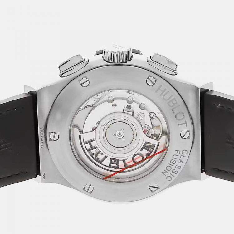 Pre Owned Hublot Classic Fusion 541.NX.1171.LR Automatic Black Titanium Men’s Wristwatch 42 mm