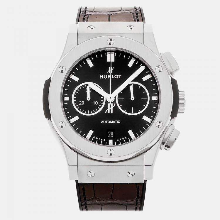Pre Owned Hublot Classic Fusion 541.NX.1171.LR Automatic Black Titanium Men’s Wristwatch 42 mm