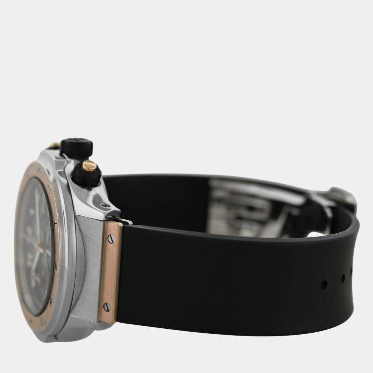 Pre Owned Hublot Super B Flyback 1926.7 Automatic Black Stainless Steel Men's Wristwatch 42 mm